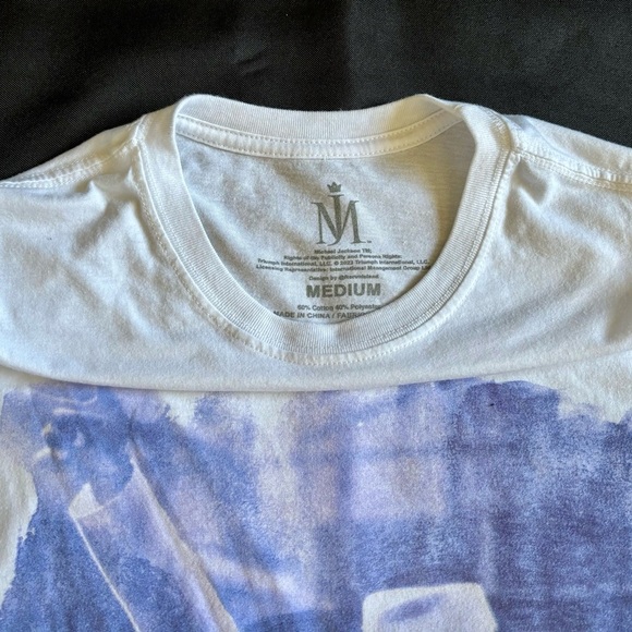 Michael Jackson Smooth Criminal White T-Shirt Size Medium Official Merchandise - Picture 2 of 6